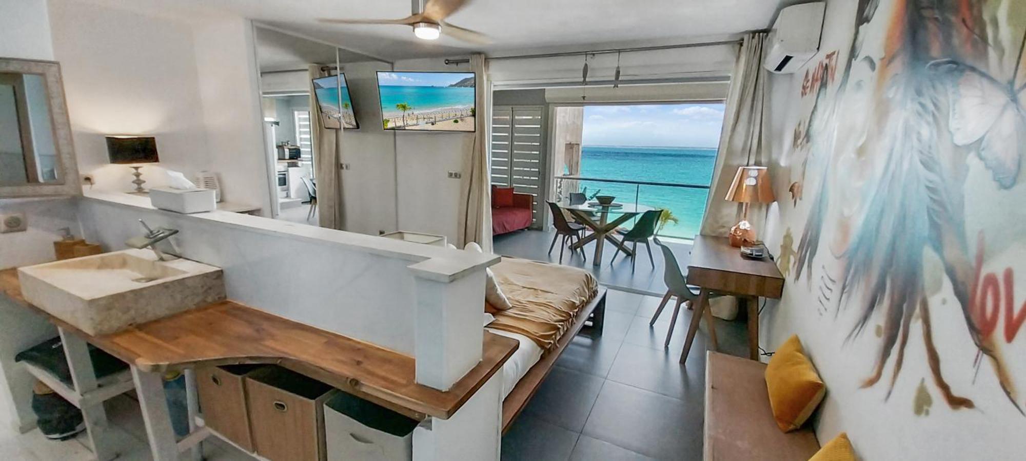 Official Page "Residence Bleu Marine" - Sea View Apartments & Studios - Saint-Martin French Side Grand Case Dış mekan fotoğraf