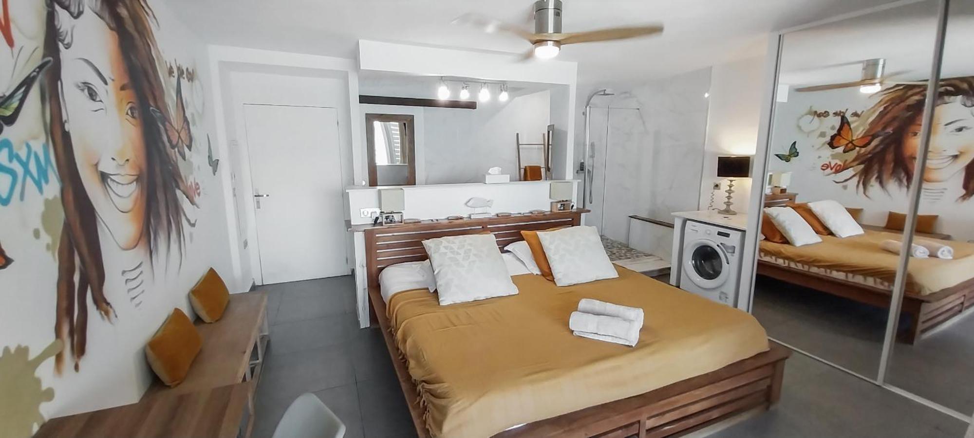 Official Page "Residence Bleu Marine" - Sea View Apartments & Studios - Saint-Martin French Side Grand Case Oda fotoğraf